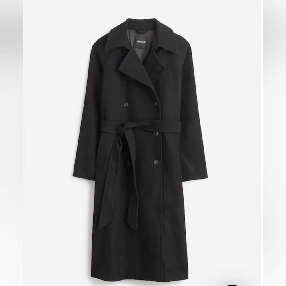Madewell Double-Breasted Trench Coat Size XL - Picture 6 of 6